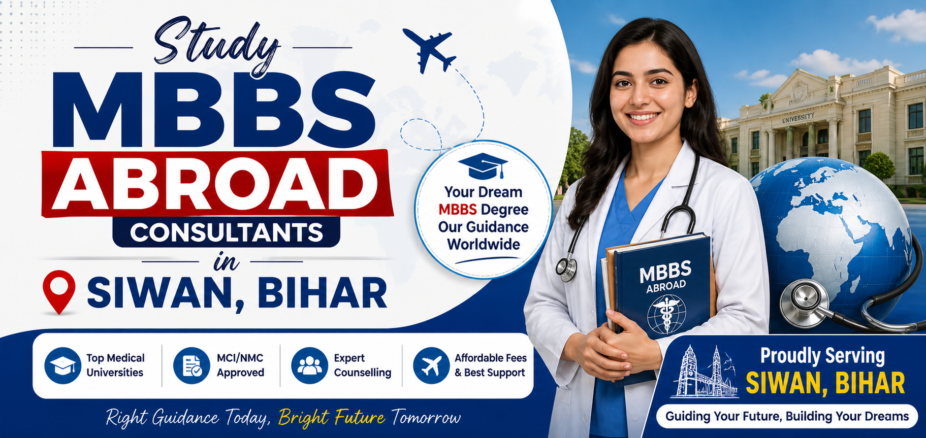 Study MBBS Abroad Consultants in Siwan Bihar